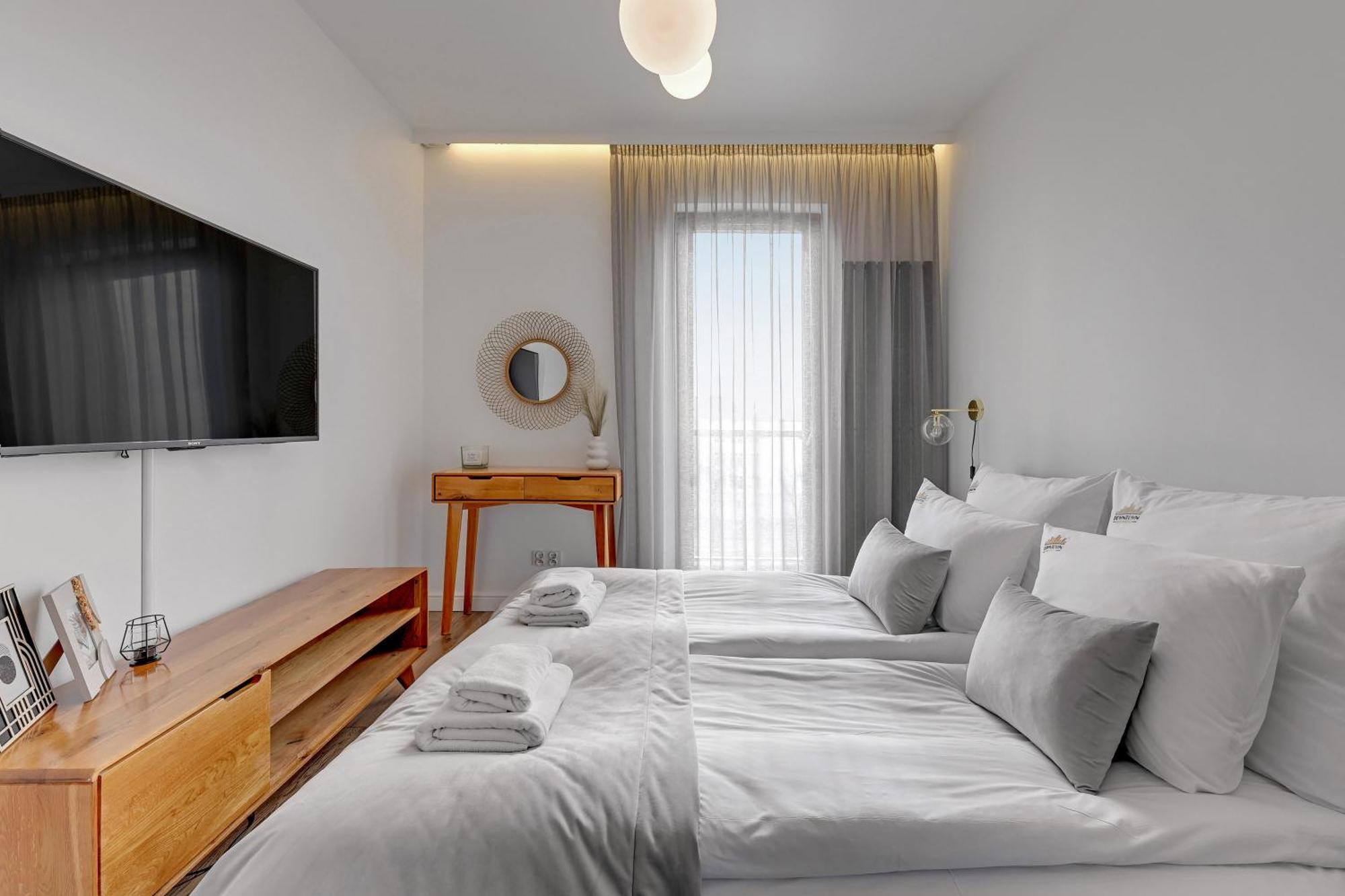 Aura - Riverside & Parking By Downtown Apartments グダニスク 部屋 写真