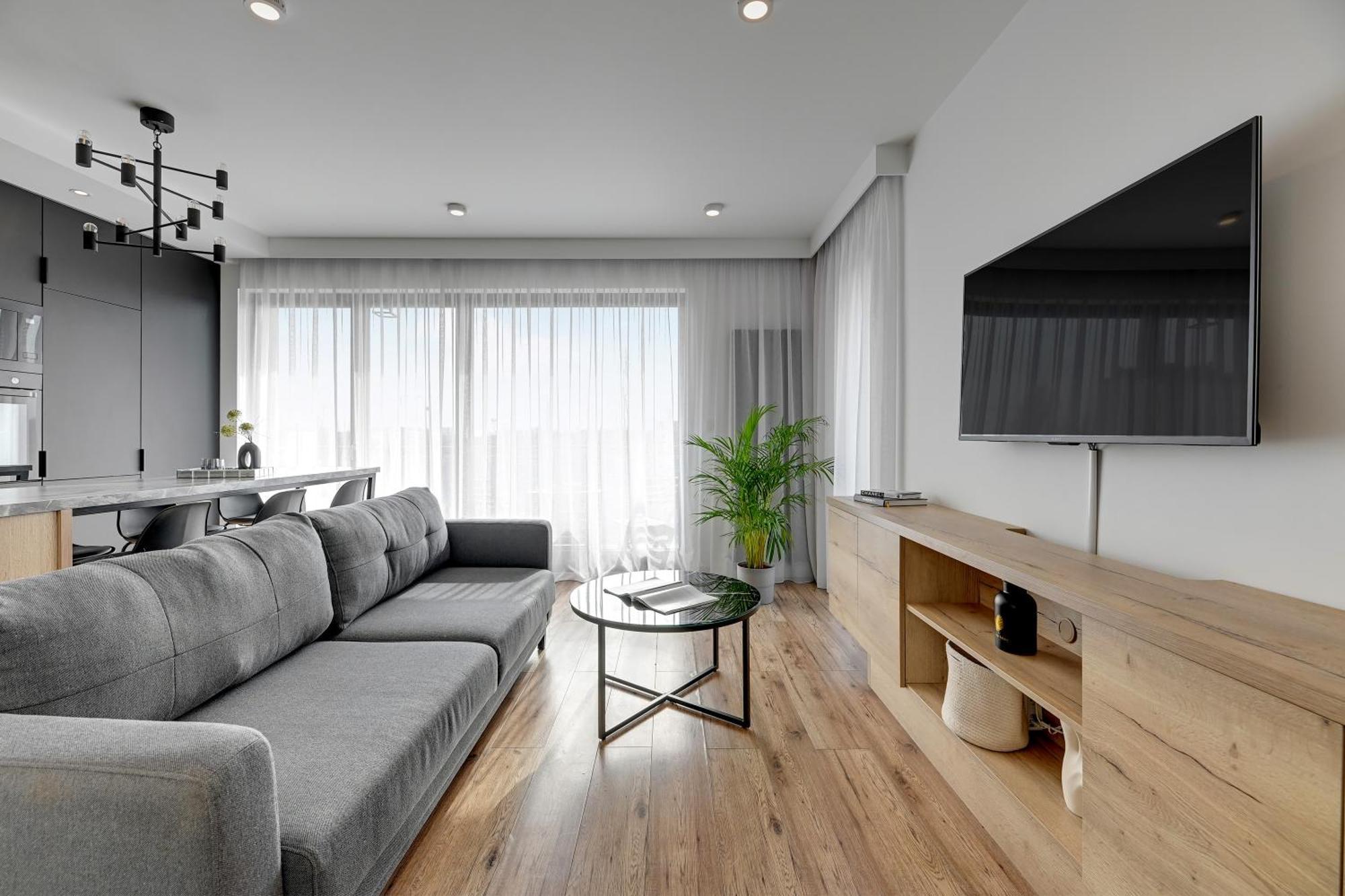 Aura - Riverside & Parking By Downtown Apartments グダニスク 部屋 写真