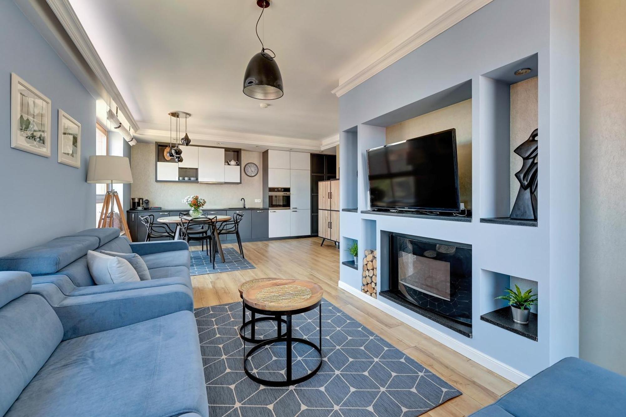 Aura - Riverside & Parking By Downtown Apartments グダニスク 部屋 写真